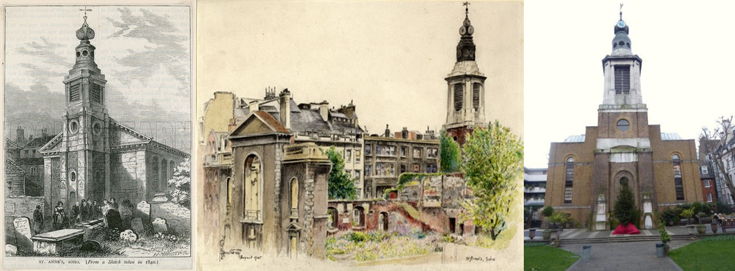 St Anne's church Soho